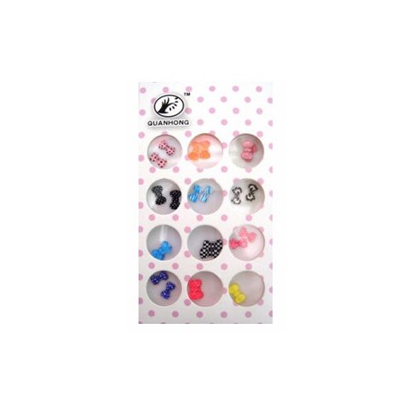 Pack de 12 pares de lazos