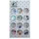 Pack de 12 pares de semicirculos 