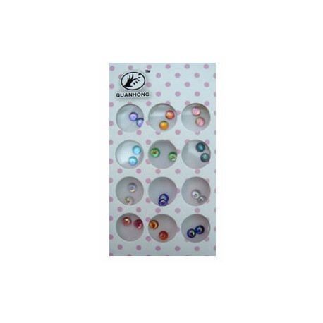 Pack de 12 pares de semicirculos 