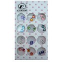 Pack de 12 pares de semicirculos 