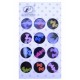 Pack de 12 pares de lazos 3D