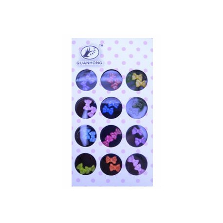 Pack de 12 pares de lazos 3D