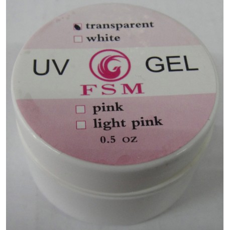 UV Gel FSM transparente 1/2oz (14gr)