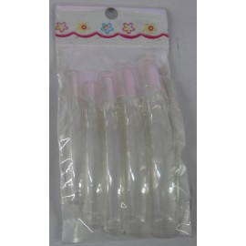 Uñas largas transparentes cuadradas
