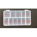 Caja de tips vacía grande