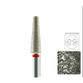Fresa Diamante Tapered Shape Rojo