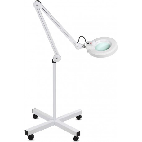 Lampara de pie con led+lupa