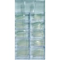 Tips transparentes anclaje ancho