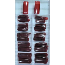 Tips color marron vino 70U anclaje ancho